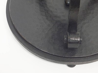 Art Deco wrought iron floor lamp by Emil Maïer