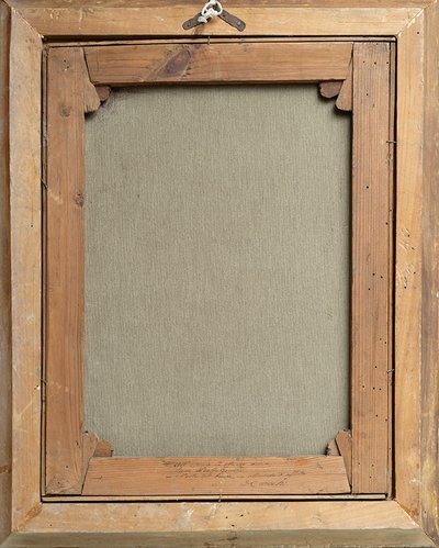 Tableau néoclassique ancienne représentant une scène mythologique. Naples, 18siècle