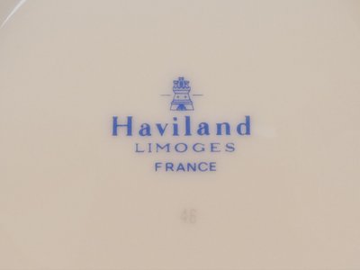 HAVILAND Vase in LIMOGES porcelain model DAMMOUSE