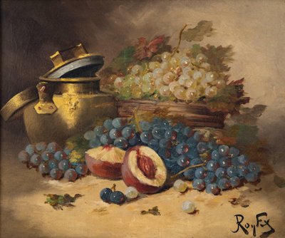 A pair of still life paintings, Roy FX
