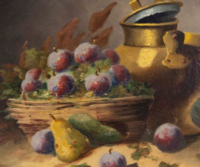 A pair of still life paintings, Roy FX