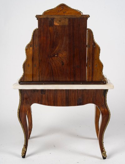 Miniature secretaire bonheur du jour, late 19th century
