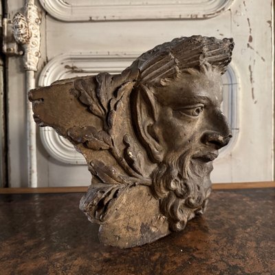 Plâtre d'atelier personnage à l'Antique par Charles Filleul XXe