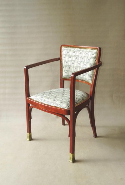 Fauteuil N°719 de Kohn, Secession viennoise 1905 - no Thonet -