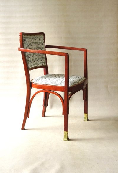 Fauteuil N°719 de Kohn, Secession viennoise 1905 - no Thonet -