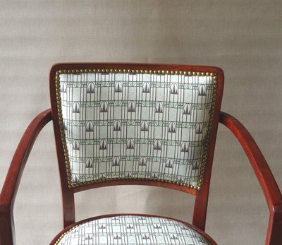 Fauteuil N°719 de Kohn, Secession viennoise 1905 - no Thonet -