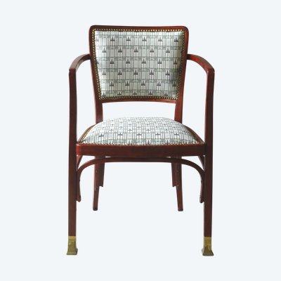 Fauteuil N°719 de Kohn, Secession viennoise 1905 - no Thonet -