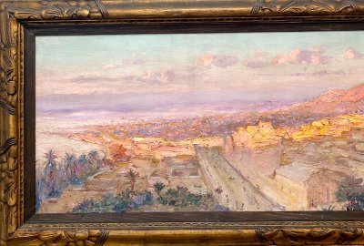 Constant Louche (1880 - 1965) - Blick auf ein Dorf Im Atlasgebirge