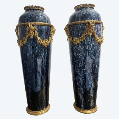 Pair of "La Louvière" vases