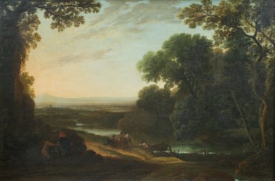 Tableau ancien à l'huile sur toile France seconde moitié du XVIIe siècle.