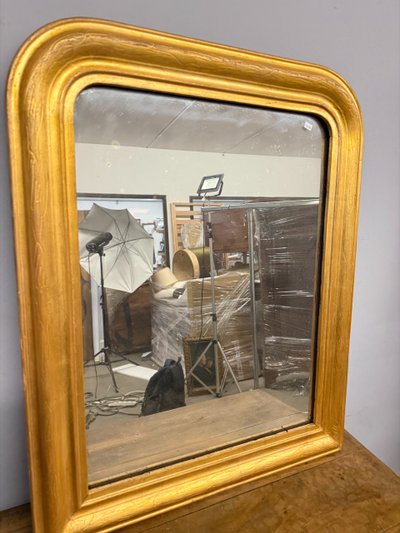 Antique gilt mirror XIX, 74x58 cm