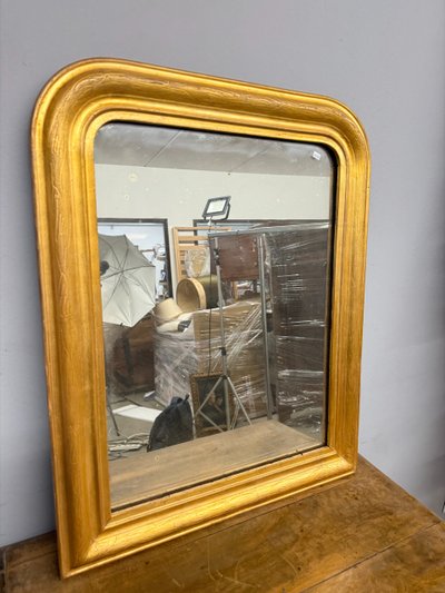 Antique gilt mirror XIX, 74x58 cm