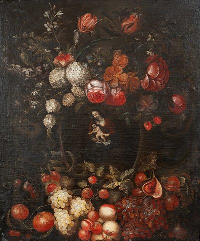 Tableau ancienne  flamande, XVIIIe siècle.