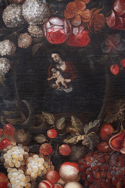 Tableau ancienne  flamande, XVIIIe siècle.
