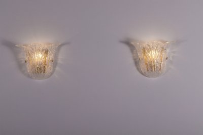Pair of Aux Feuilles d'Acanthes sconces