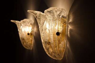 Pair of Aux Feuilles d'Acanthes sconces