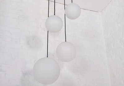 Cascade" suspension lamp by Peill & Putzler.
