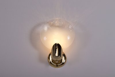 Paire d’Appliques Lenticulaire en Verre Opalescent