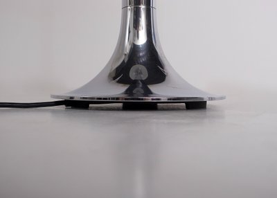 Space Age chrome tulip floor lamp.
