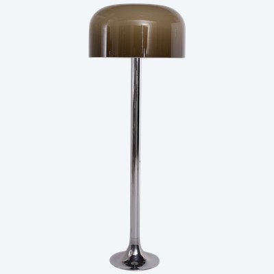 Space Age chrome tulip floor lamp.
