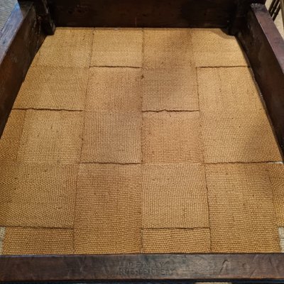 JBB DEMAY, rare paire de tabourets à secrets, estampillés, Époque Directoire-Consulat
