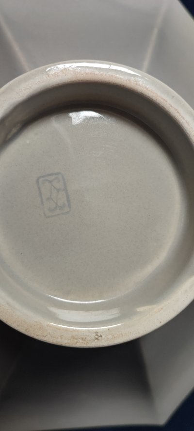 Jean LUCE .fruit bowl.earthenware signed.