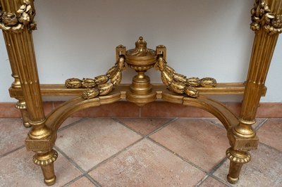 Console ancienne Napoléon III France 19ème siècle.