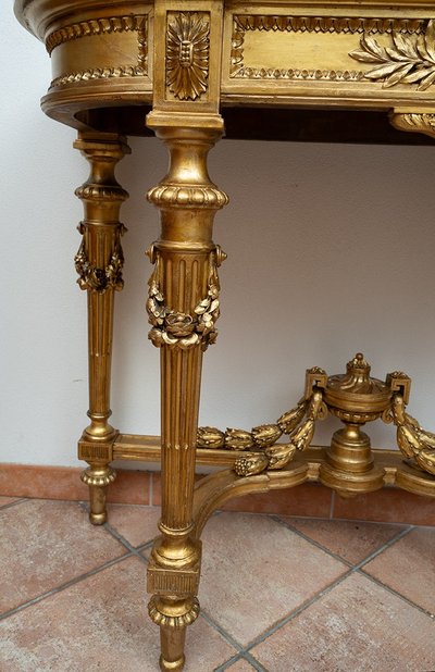 Console ancienne Napoléon III France 19ème siècle.