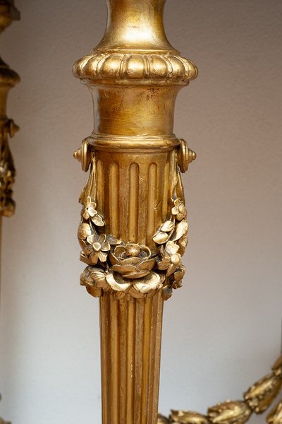 Console ancienne Napoléon III France 19ème siècle.