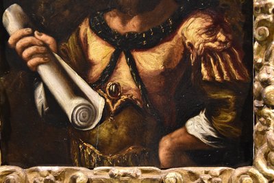 Portrait Of The Alchemist Geber, Flemish Mannerist Painter 17th Century