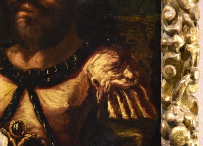 Portrait Of The Alchemist Geber, Flemish Mannerist Painter 17th Century