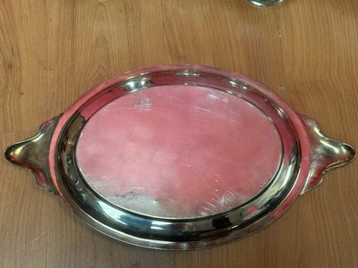 Silver-plated metal service