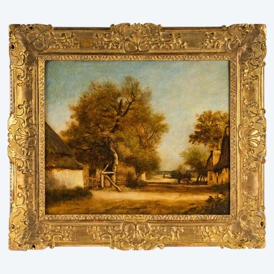 Jules Dupré (1811-1889) Paysage de l’Isle Adam Oil on Canvas circa 1860