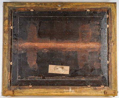 Scuola francese 1680-1700 circa, La Vie à la Campagne, olio su tavola