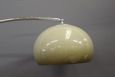 Marble and chrome arc floor lamp circa 1970