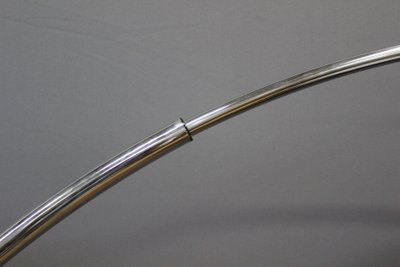 Marble and chrome arc floor lamp circa 1970