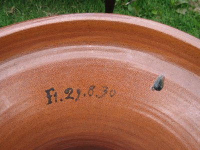  Paire de très rares et impressionnantes jardinières Art déco en grès cérame, tables d'appoint suppr
