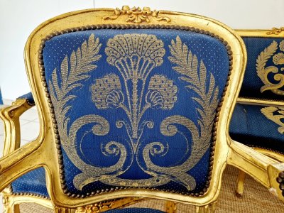 Ensemble salon français ancien Canapé et chaises
