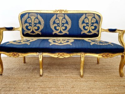 Ensemble salon français ancien Canapé et chaises