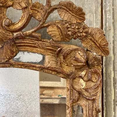Specchio d'epoca Regency con paretine