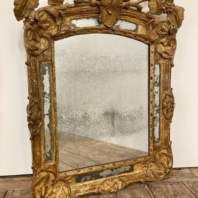 Specchio d'epoca Regency con paretine