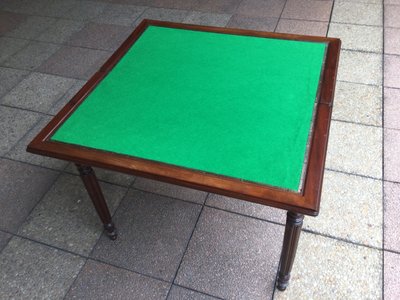 A 19th-century mahogany games table