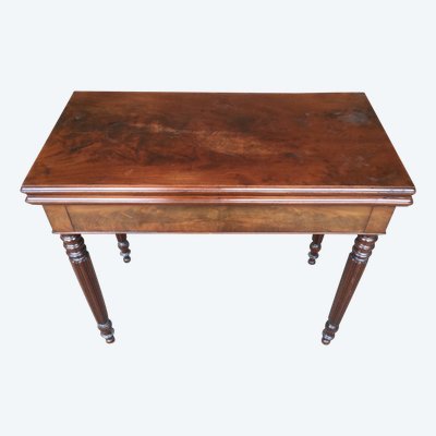A 19th-century mahogany games table