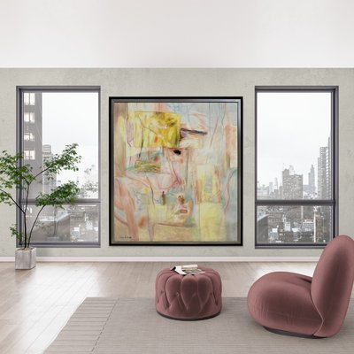 L'île du Phénix, Huile sur toile par Pierre Vlerick (1923–1999)