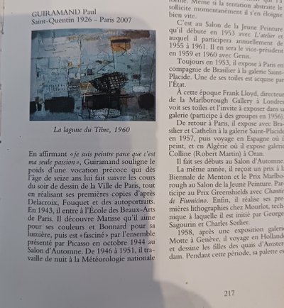 PAUL GUIRAMAND 1926/2007