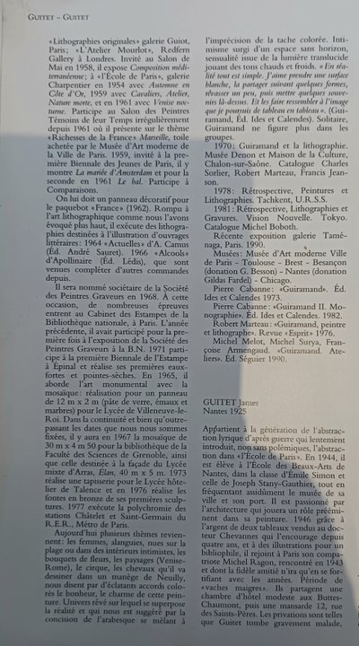 PAUL GUIRAMAND 1926/2007