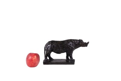 François Pompon. "Rinoceronte", bronzo, stampato nel 2006. LS63922109M