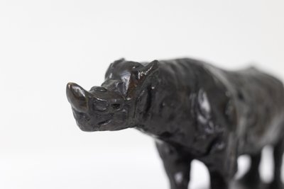 François Pompon. "Rinoceronte", bronzo, stampato nel 2006. LS63922109M
