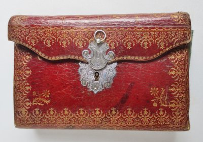 Maroquin in Leder Rot, 18. Jahrhundert