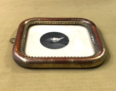 ancien physionotrace portrait de gentilhomme par CHRETIEN, fin XVIIIème